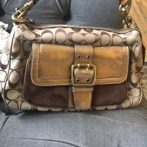 Small coach hobo style bag
